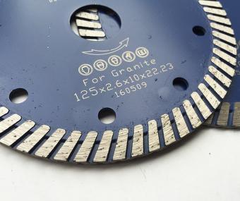 5 "125 мм алмазный отрезной диск для гранита на продажу